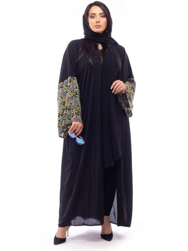 80's vibes abaya