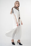 White Sleeveless kimono