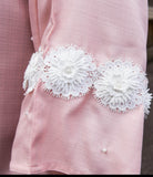 Pale Pink Spring Abaya