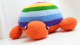 Crochet Rainbow Turtle by OAK Charity