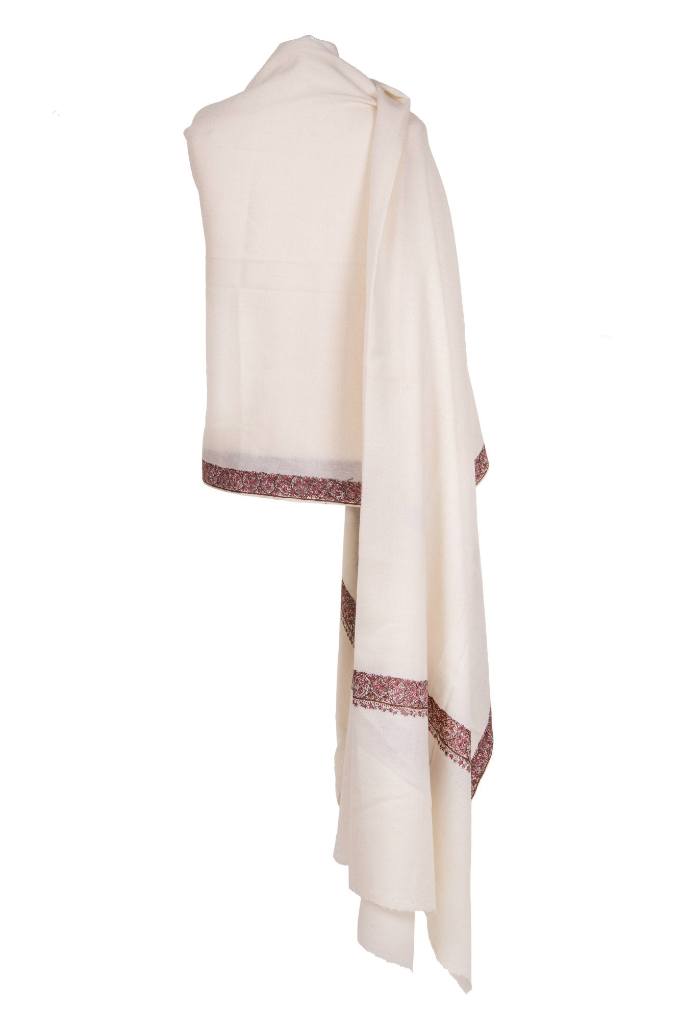 Kashmir Cream shawl
