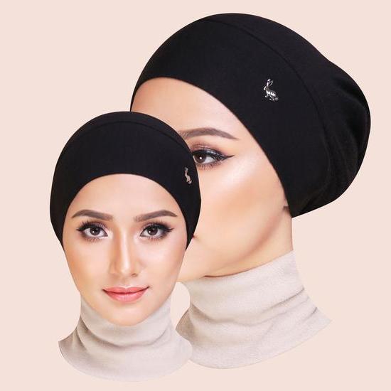Hijab Inner Cap Diamond Black