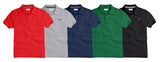 Slim Fit Pique Polo Shirt - Pack of Five - Size MEDIUM