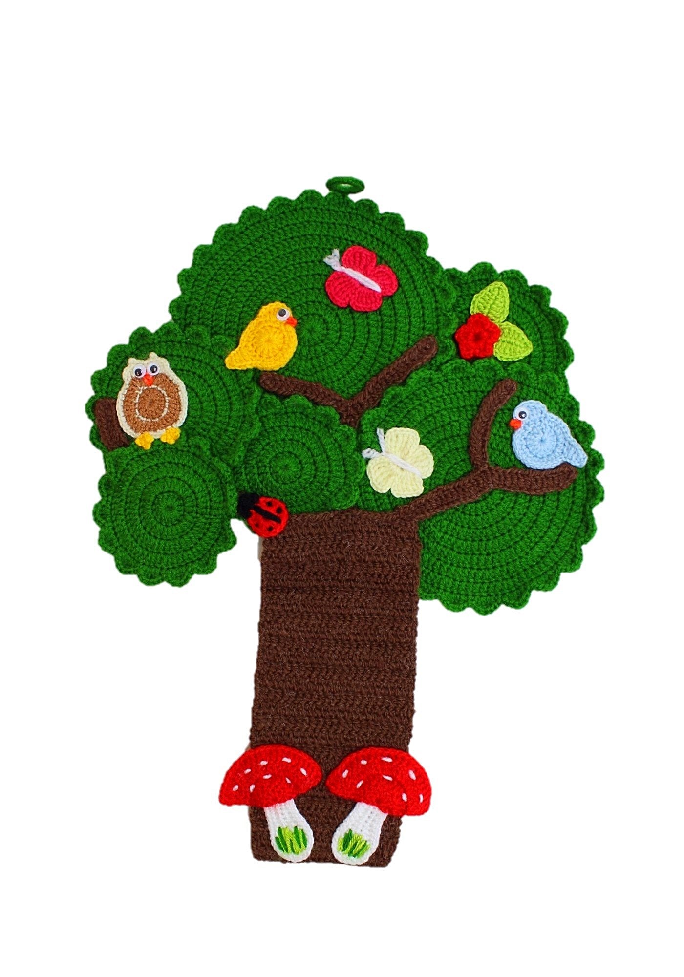 Crochet Tree Wall Hangings by OAK Charity