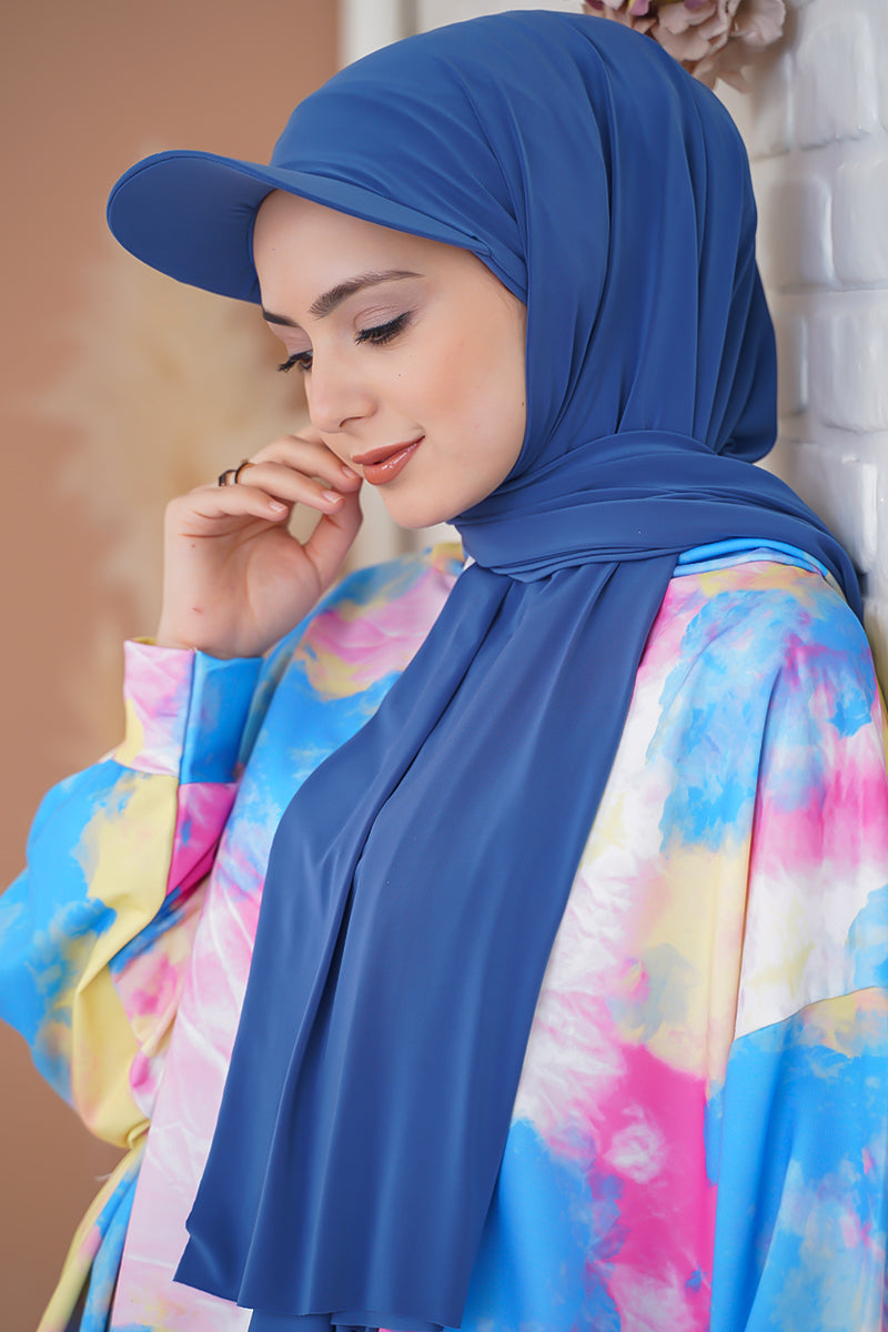 Cap Hijab Indigo