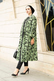 Wave Patterned Kimono - Green