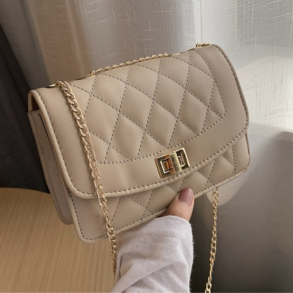 Handbag Clutch Tote Bags For Women - small white / m-29cmx5cmx20.5cm |  Shoulder bag, Bags, Chain strap