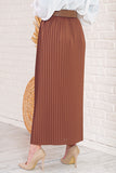 Pleated Skirt with elastic waist