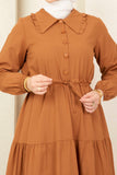 Baby Collar Buttoned Dress