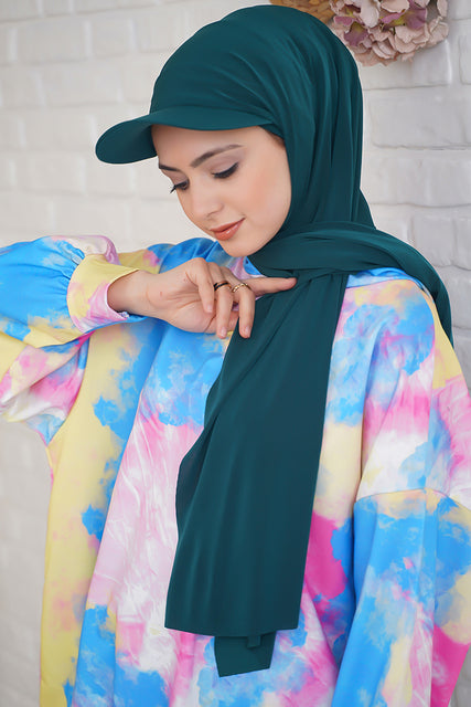 Cap Hijab Green