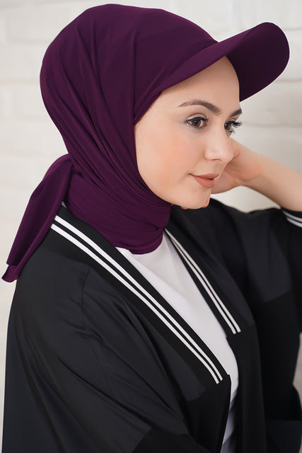 Cap Hijab Purple